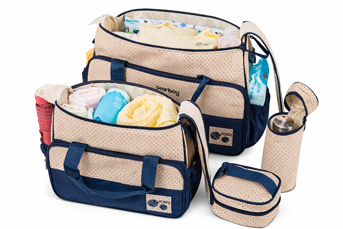 5-Piece Multifunctional Nappy Bag