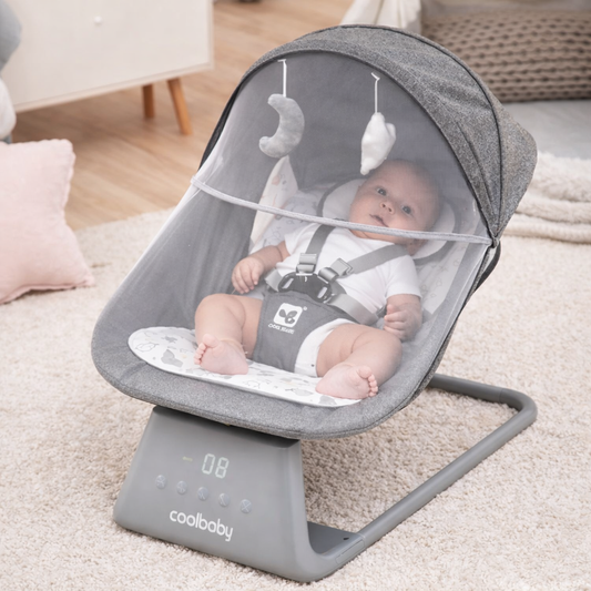 Baby swing Cotton Polyester Blend Swings 4-in-1 Electric Luxury Swing