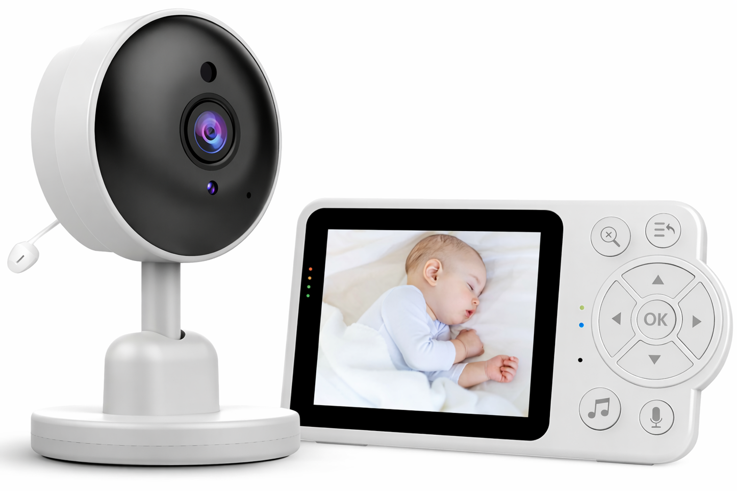Baby Monitor with Camera and Audio 2.8" Wireless