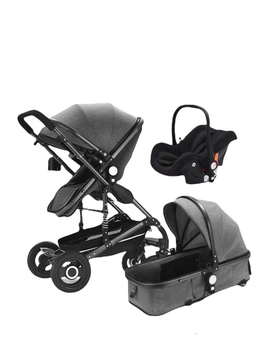 Multi-functional Baby Pram Stroller Foldable Pram with Car Seat Bassinet