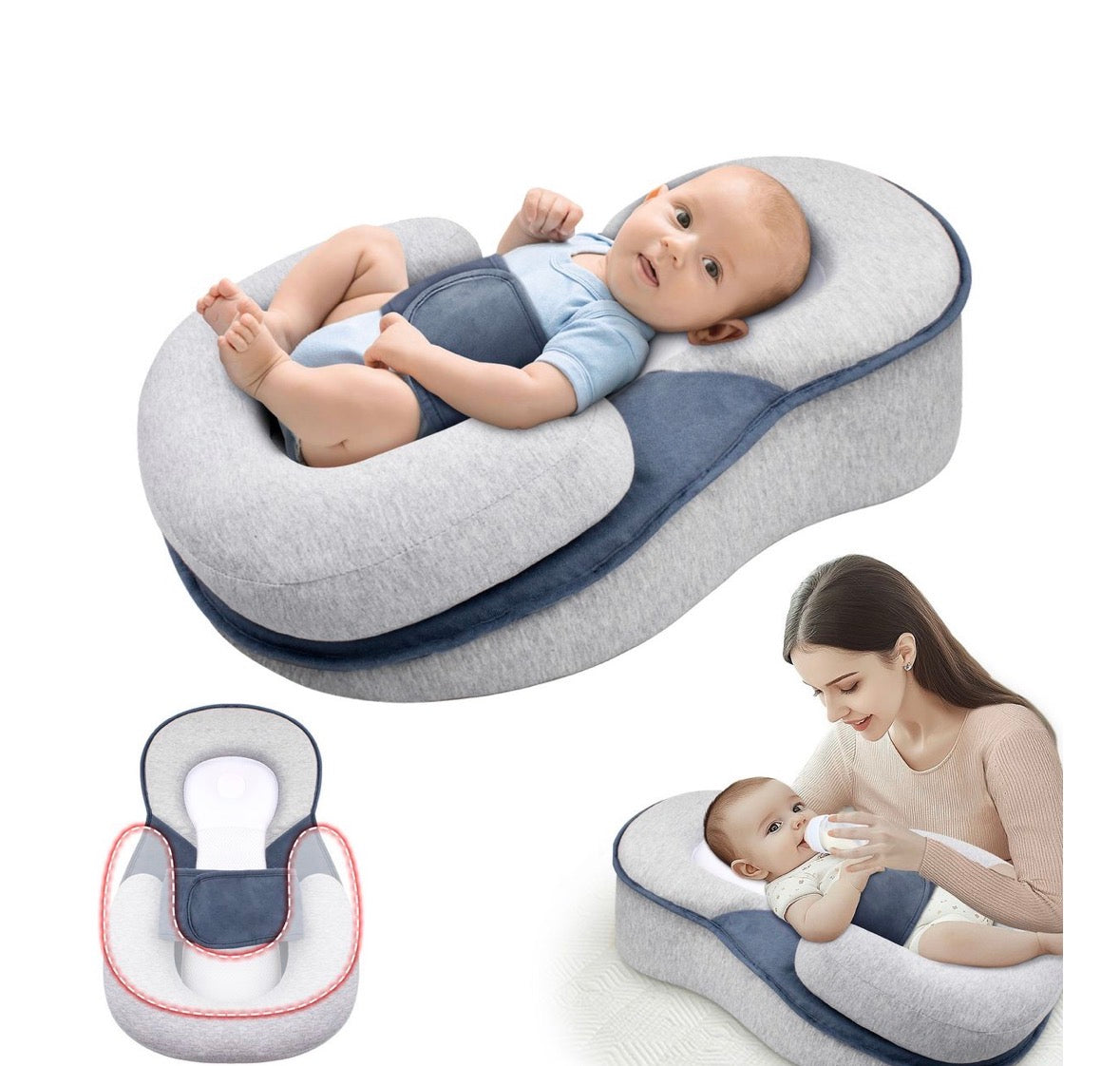 Newborn Breathable Pillow Sleep Positioning Pad